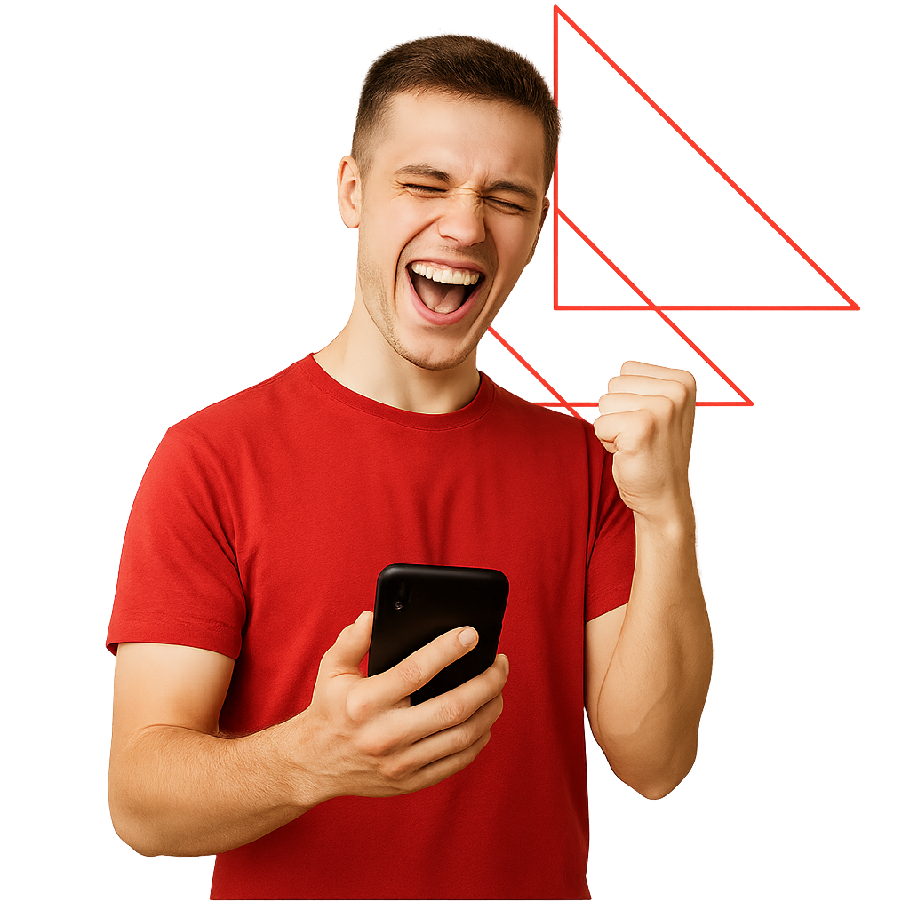 Cliente com celular